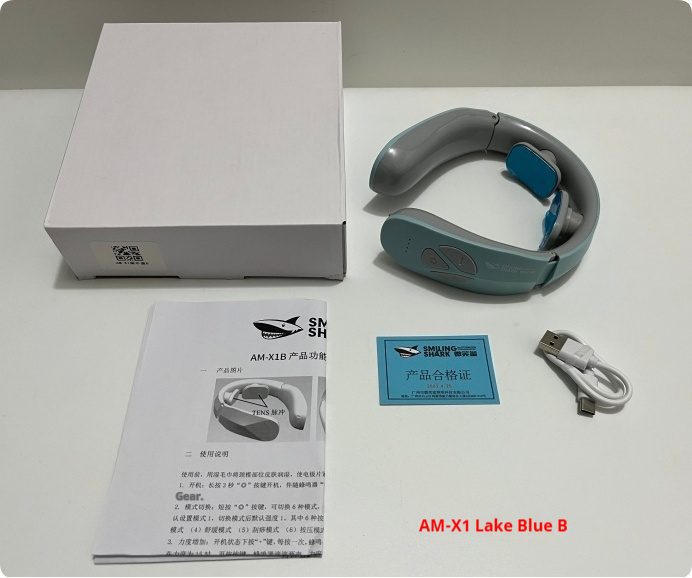 Electric Neck Massager EMS Pulse Rechargeable USB Cervical Traction Therapy Massage Stimulator Pain Relief Heating Function - Image 3