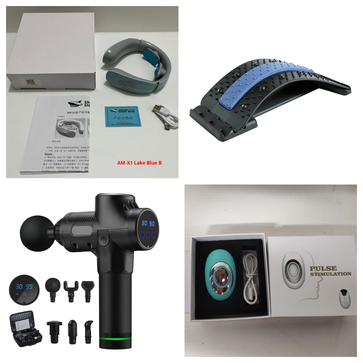 Electric Neck Massager EMS Pulse Rechargeable USB Cervical Traction Therapy Massage Stimulator Pain Relief Heating Function - Image 5