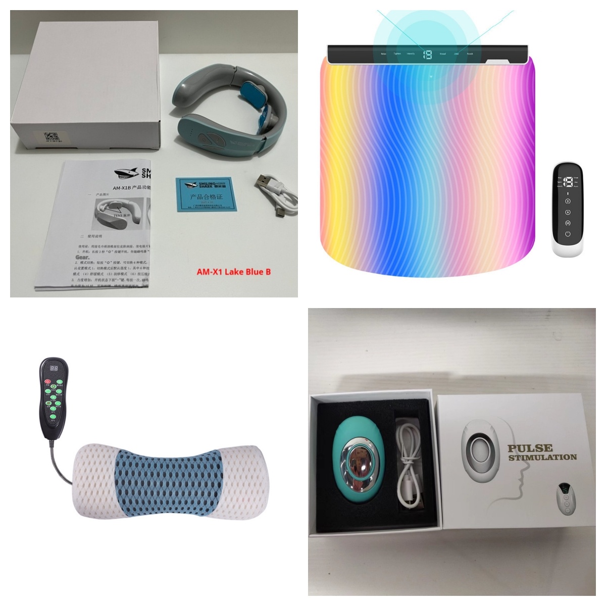 Electric Neck Massager EMS Pulse Rechargeable USB Cervical Traction Therapy Massage Stimulator Pain Relief Heating Function - Image 10