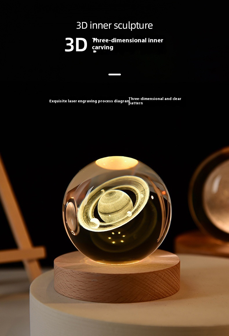 Luminous Crystal Ball Projection Ambience Light - Image 9