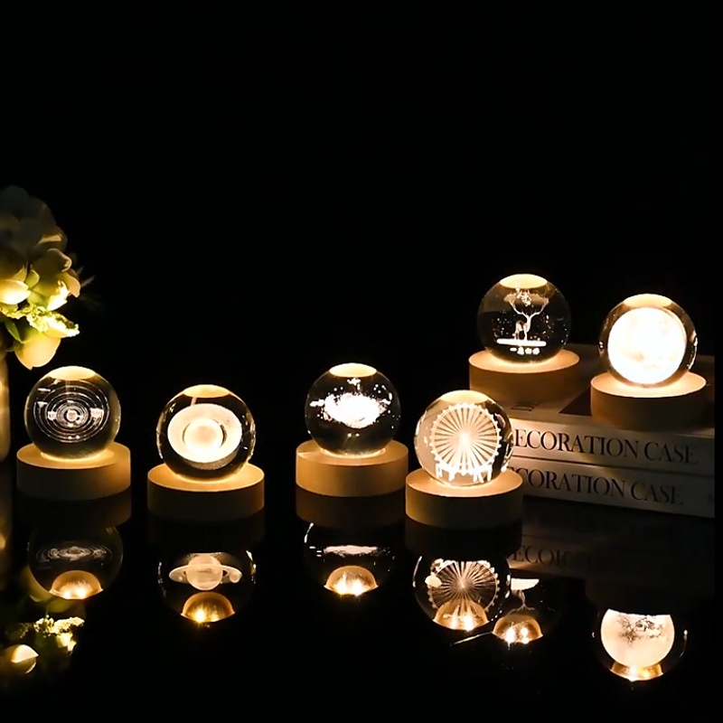 Luminous Crystal Ball Projection Ambience Light - Image 3