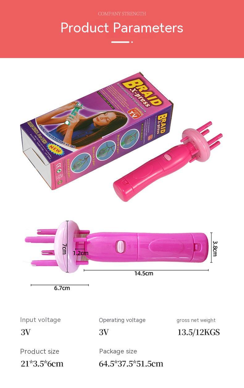 Four-head Tress Device Twist Braid Automatic Hair Braiding Machine Horse Tail Dreadlocks Tress Device Hair Band - Image 3