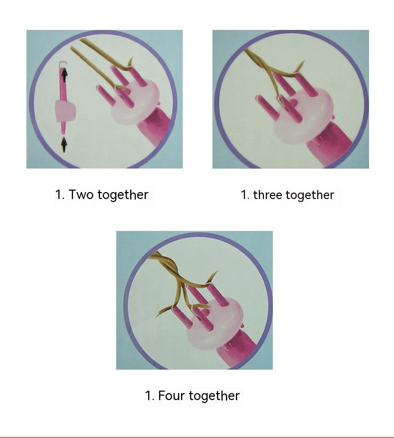 Four-head Tress Device Twist Braid Automatic Hair Braiding Machine Horse Tail Dreadlocks Tress Device Hair Band - Image 4