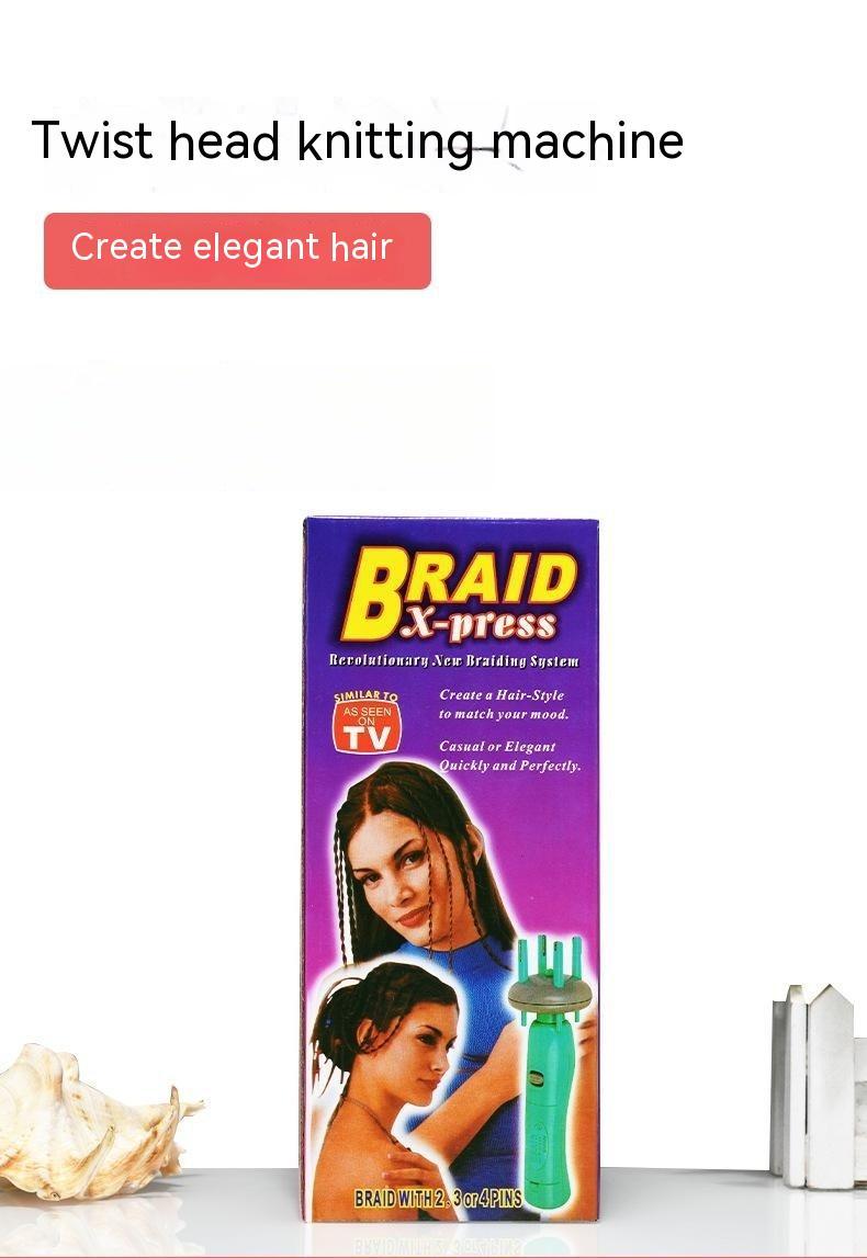 Four-head Tress Device Twist Braid Automatic Hair Braiding Machine Horse Tail Dreadlocks Tress Device Hair Band - Image 8