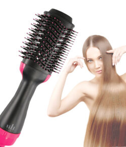 Multifunctional Hair Dryer Hot Air Brush Style Women Hair Straightener Curler One Step Electric Blow Dryer Brush