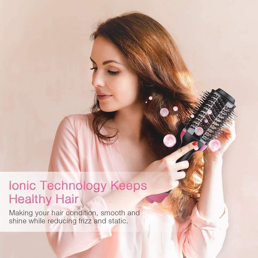 Multifunctional Hair Dryer Hot Air Brush Style Women Hair Straightener Curler One Step Electric Blow Dryer Brush - Image 6