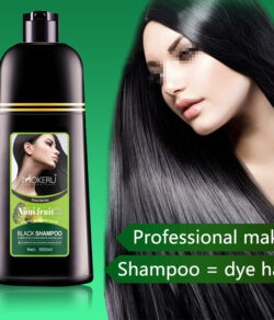 Organic Natural Fast Hair Dye Only 5 Minutes Noni Plant Black Hair Color Dye Shampoo